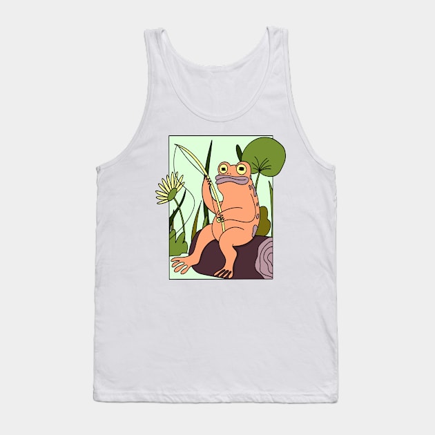 LOVER OF FROGS TOADS Tank Top by POSITIVE HOBBY68